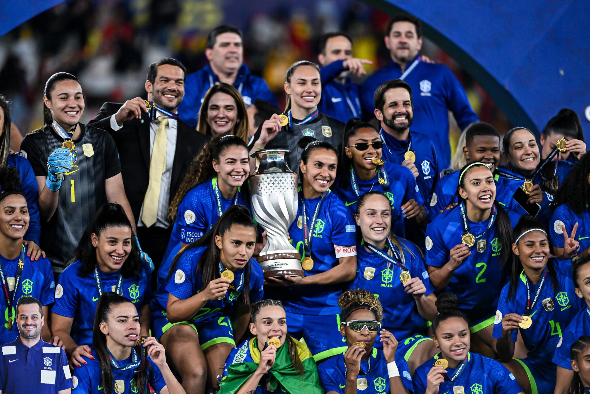 Brasil venceu a final e conquistou o título da Copa América Feminina 2025