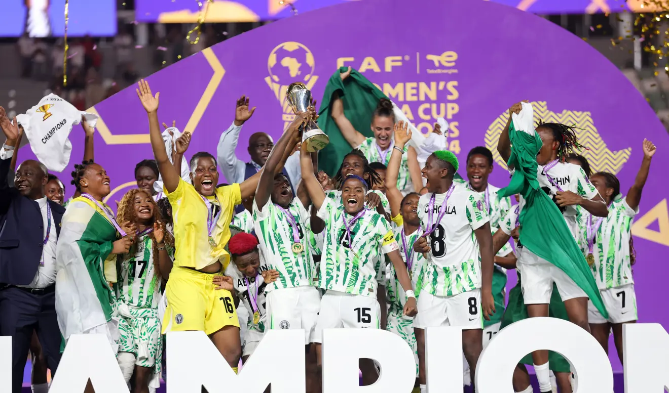 A Nigéria venceu Marrocos e conquistou o título da CAN Feminina 2024, reforçando a sua hegemonia no futebol africano.
