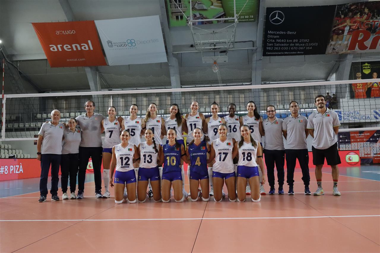 A Seleção Nacional prepara-se para o jogo frente à Espanha na fase de qualificação para o Campeonato da Europa de Voleibol 2026.